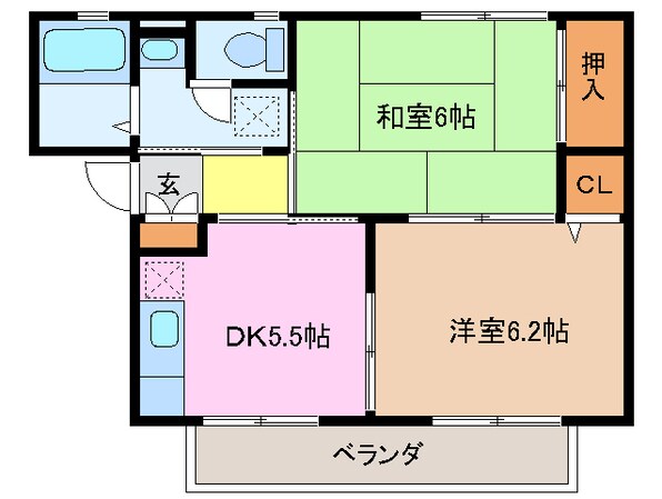 川合高岡駅 徒歩7分 1階の物件間取画像